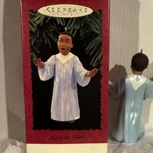 Hallmark Keepsake Joy to the World Ornament - White and Blue Robe